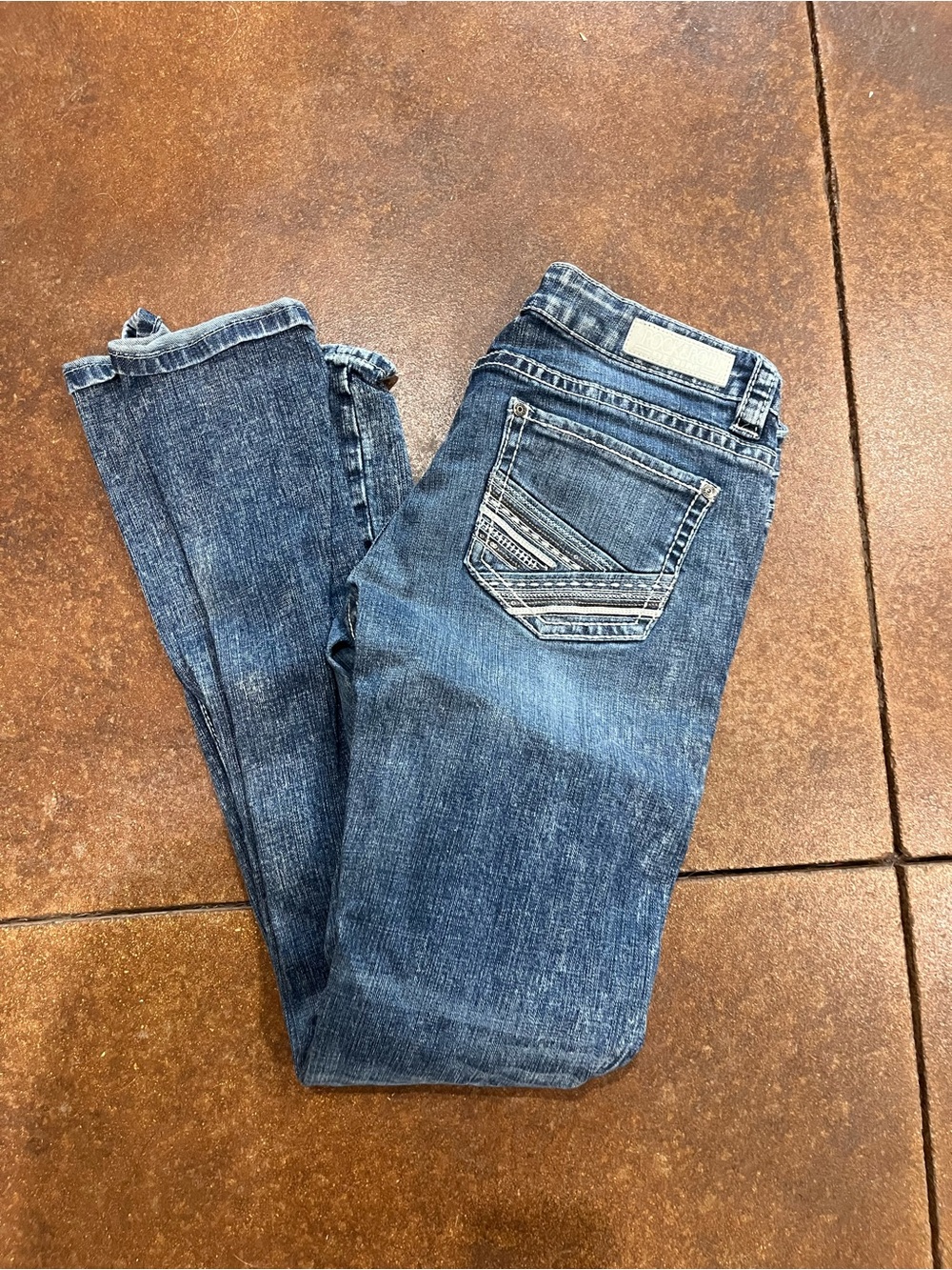 Rock & Roll Cowgirl Blue Wash Boot Cut Jeans